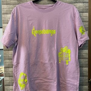 Dumbgood glow in the dark lavender goosebumps tee